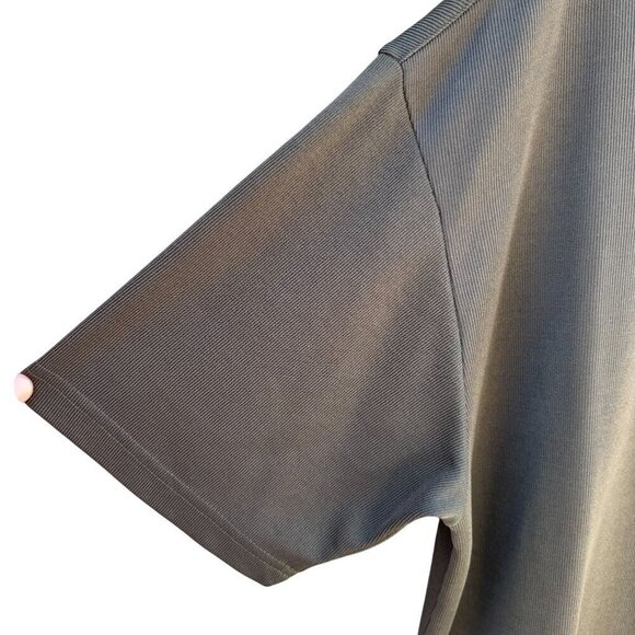 BC Ethic 3 Star Knits Vintage Mens Olive Green Short Sleeve Knit Polo Shirt - Picture 5 of 8